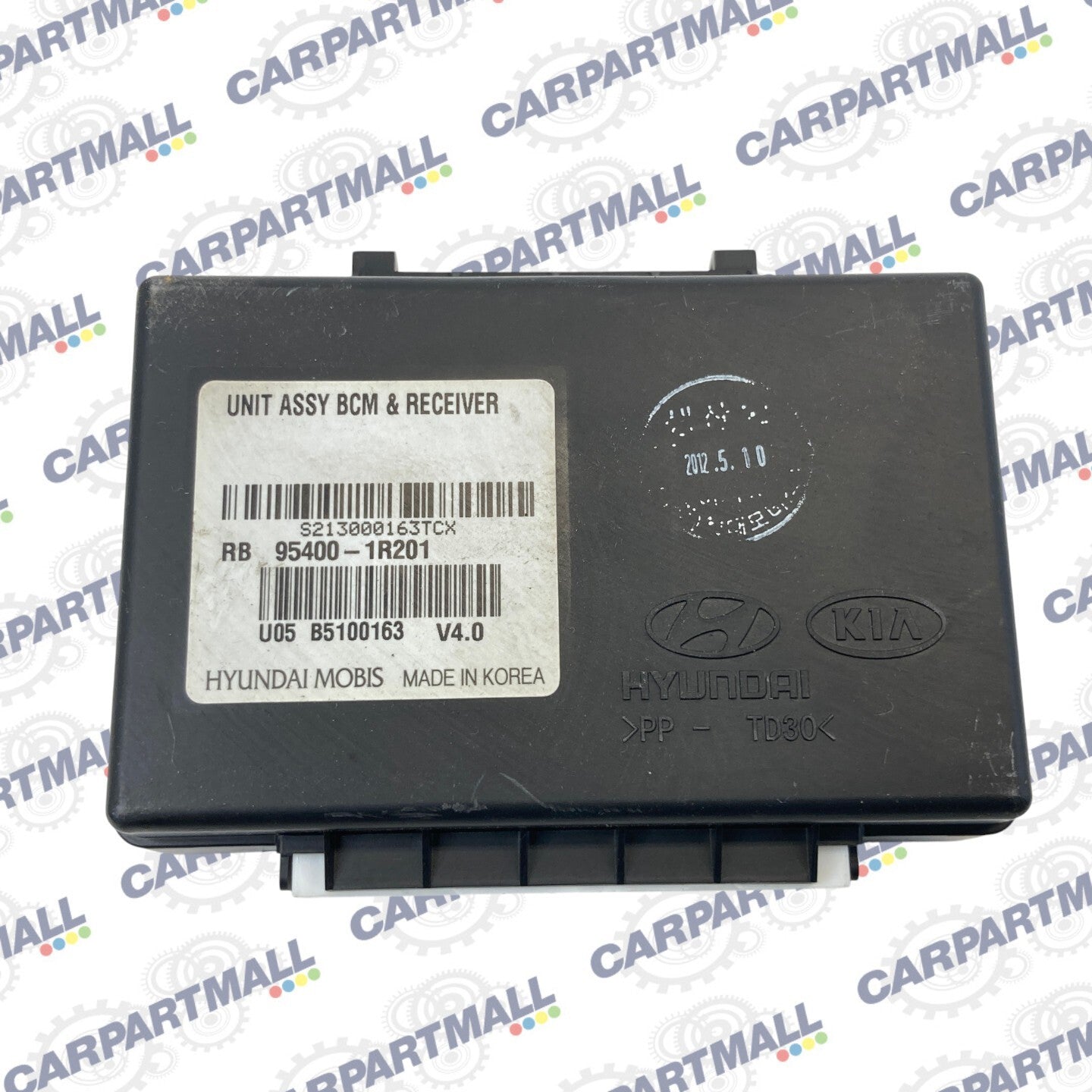 2012 2013 Hyundai Accent 1.6L L4 AT Body Control Module BCM BCU 95400-1R201 OEM