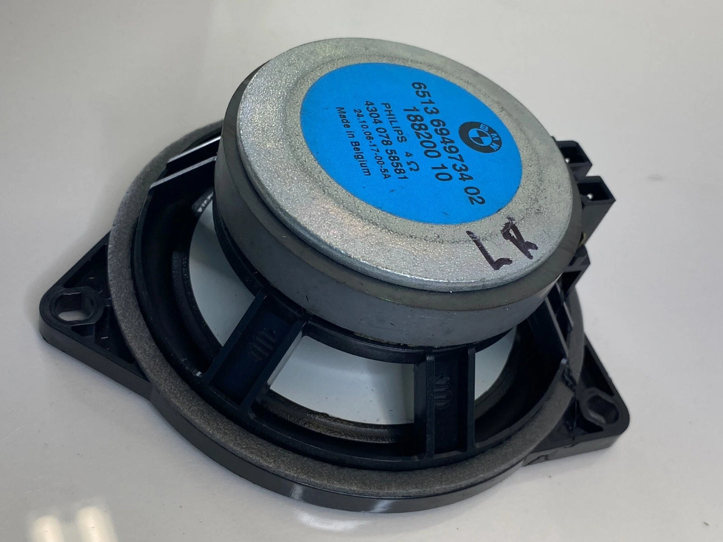 2007-2013 BMW X5 REAR LEFT SIDE DOOR SOUND SYSTEM AUDIO SPEAKER 65136949734 OEM