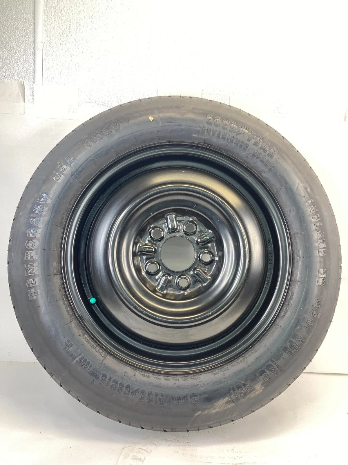 2007-2012 DODGE CALIBER SXT HATCHBACK EMERGENCY SPARE TIRE T155/90D16 5X114.3 MM