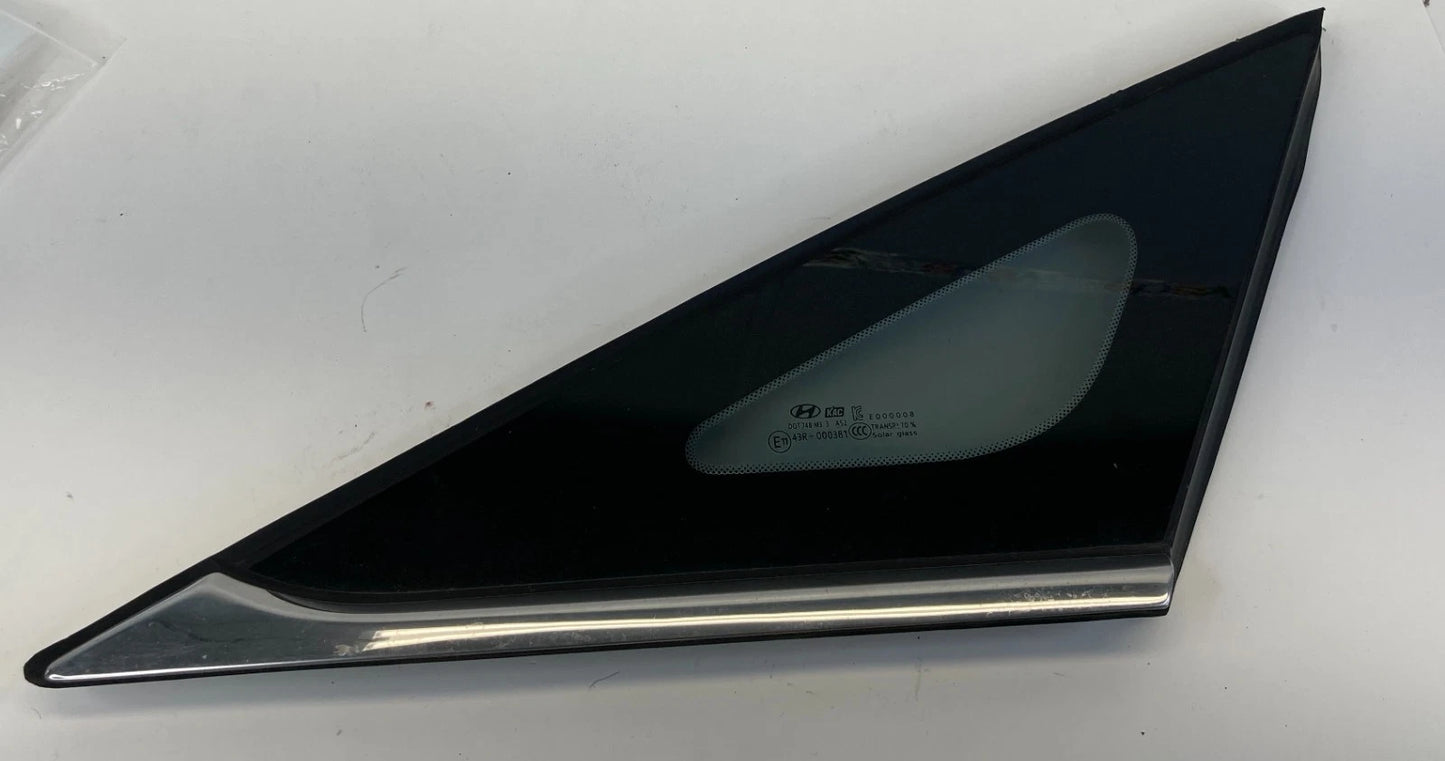 11-15 HHYUNDAI SONATA SEDAN REAR RIGHT BACK SIDE DOOR WINDOW QUARTER GLASS OEM