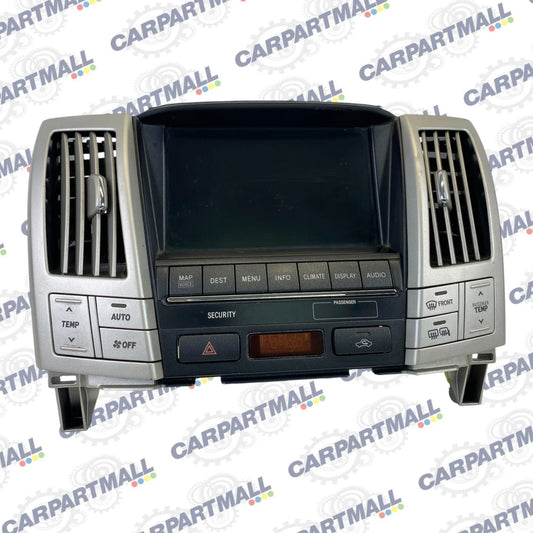 2007-09 LEXUS RX350 RADIO NAVIGATION SCREEN MONITOR MAP UNIT W/ CLIMATE CONTROL