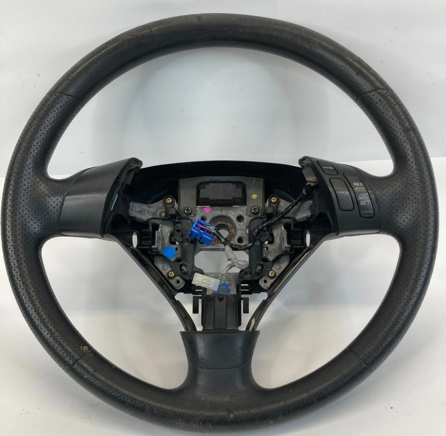 2003-2007 HONDA ACCORD COUPE STEERING WHEEL W/ CRUISE CONTROL SWITCH OEM