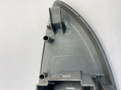 2011-2013 TOYOTA COROLLA REAR RIGHT WINDOW SWITCH BEZEL TRIM 74271-02260 OEM