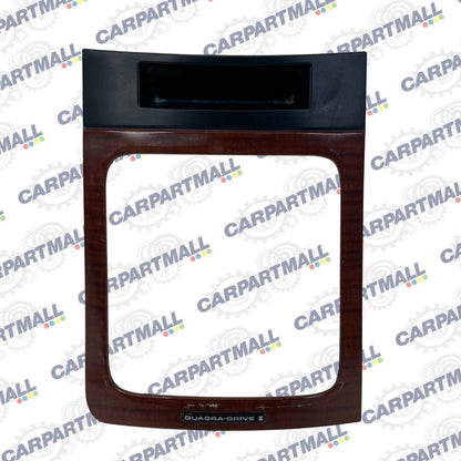 2005 2006 2007 JEEP GRAND CHEROKEE 4WD CENTER CONSOLE SHIFTER BEZEL TRIM WOOD