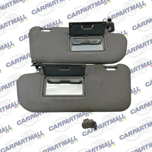 2004-2008 Mazda3 Mazda 3 SEDAN Left & Right Sunvisor Sun Visor Pair Set Gray OEM