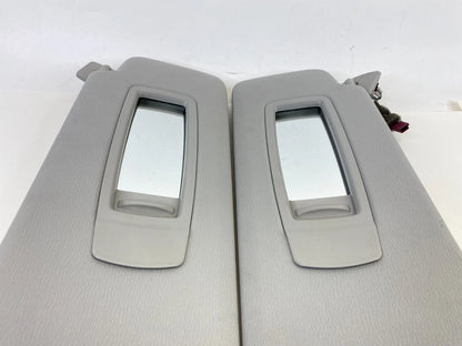 2011-2017 BMW X3 FRONT LEFT & RIGHT WINDSHIELD SUN VISOR SUNVISOR SET PAIR OEM