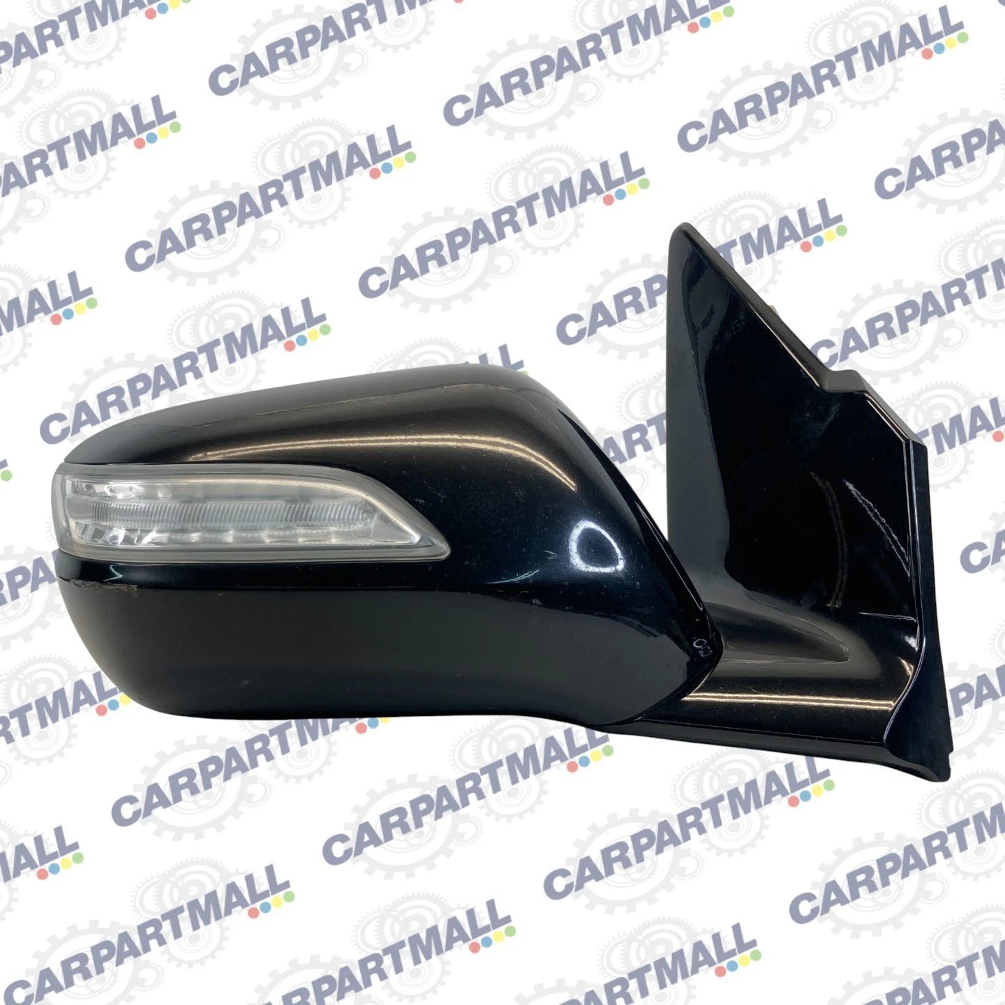 10 11 ACURA MDX PASSENGER DOOR MIRROR ASSEMBLY BLACK TURN SIGNAL 76200STXA120