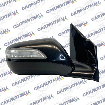 10 11 ACURA MDX PASSENGER DOOR MIRROR ASSEMBLY BLACK TURN SIGNAL 76200STXA120
