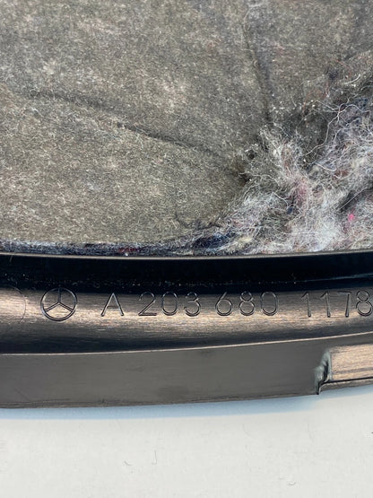 2006 2007 MERCEDES-BENZ C280 BLACK LEFT DRIVER SIDE DASH BEZEL END CAP TRIM