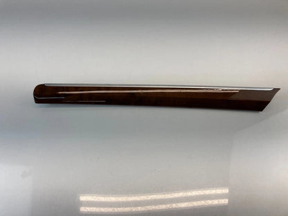 07-15 AUDI Q7 REAR LEFT INNER DOOR PANEL TRIM BEZEL MOLDING WOOD 4L0-867-419