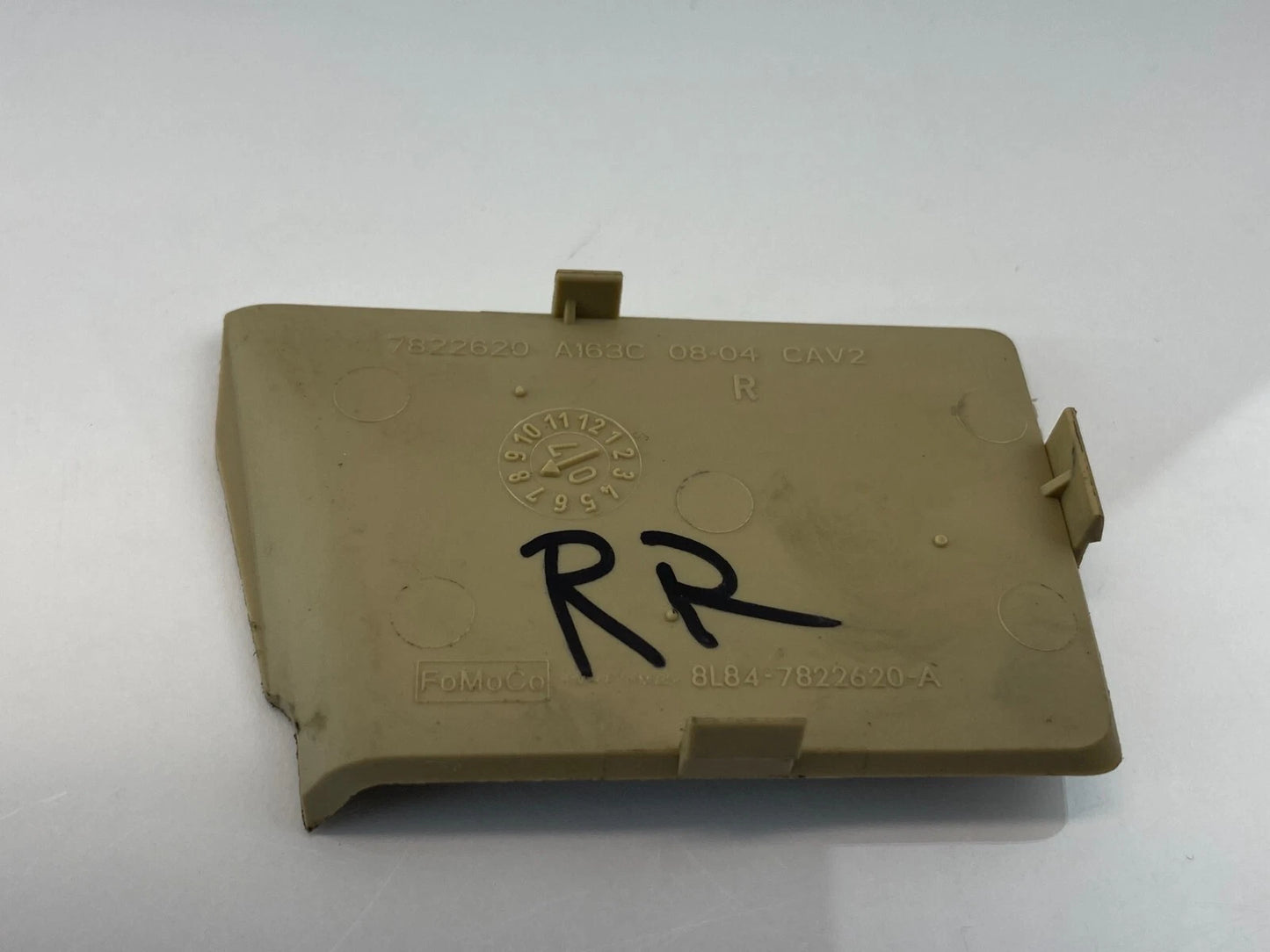 2008-2012 FORD ESCAPE REAR RIGHT INNER DOOR HANDLE TRIM SCREW ACCESS COVER OEM