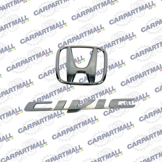 2013-2015 Honda Civic Rear Trunk Lid Emblem Logo Badge Chrome 75701-TR6-0030 OEM