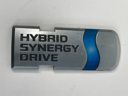 04-09 TOYOTA PRIUS REAR HYBRID SYNERGY DRIVE LOGO EMBLEM BADGE SYMBOL 7544147020
