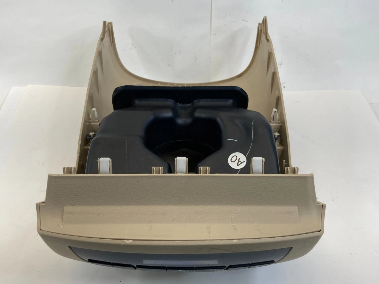 2007-2013 ACURA MDX REAR CENTER CONSOLE CLIMATE CONTROL A/C VENTS BEZEL OEM