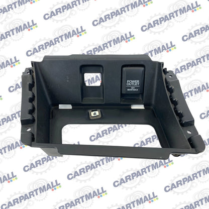 13-15 HONDA CIVIC LX SEDAN CENTER CONSOLE TRAY POWER OUTLET BEZEL 77295-TR6-C0