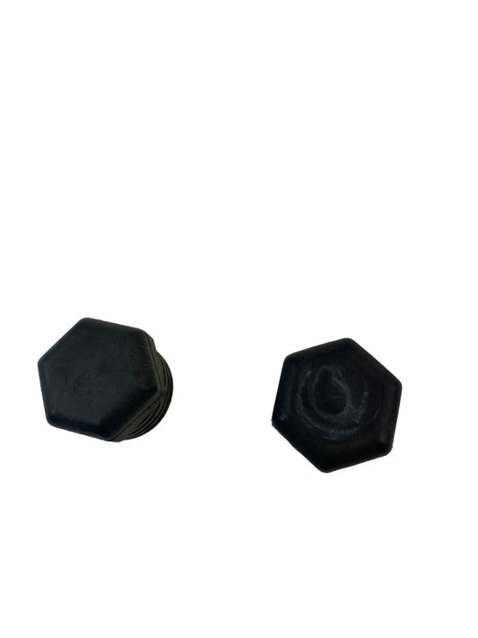 2004-2008 MITSUBISHI ENDEAVOR FRONT HOOD BUMPER RUBBER DAMPER PAIR SET OEM