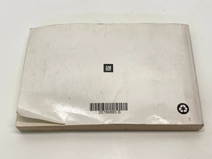 2011 11 CHEVROLET MALIBU OWNER'S MANUAL GUIDE 20786885 B OEM