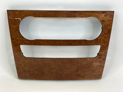 2006-2011 MERCEDES-BENZ ML 350 ML350 LOWER DASH RADIO BEZEL TRIM PANEL WOOD