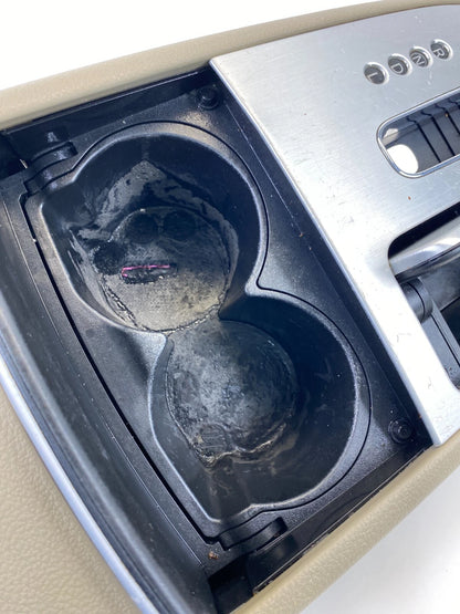 2011-2014 Nissan Murano Center Console Floor Shift Shifter Bezel Cup Holder OEM