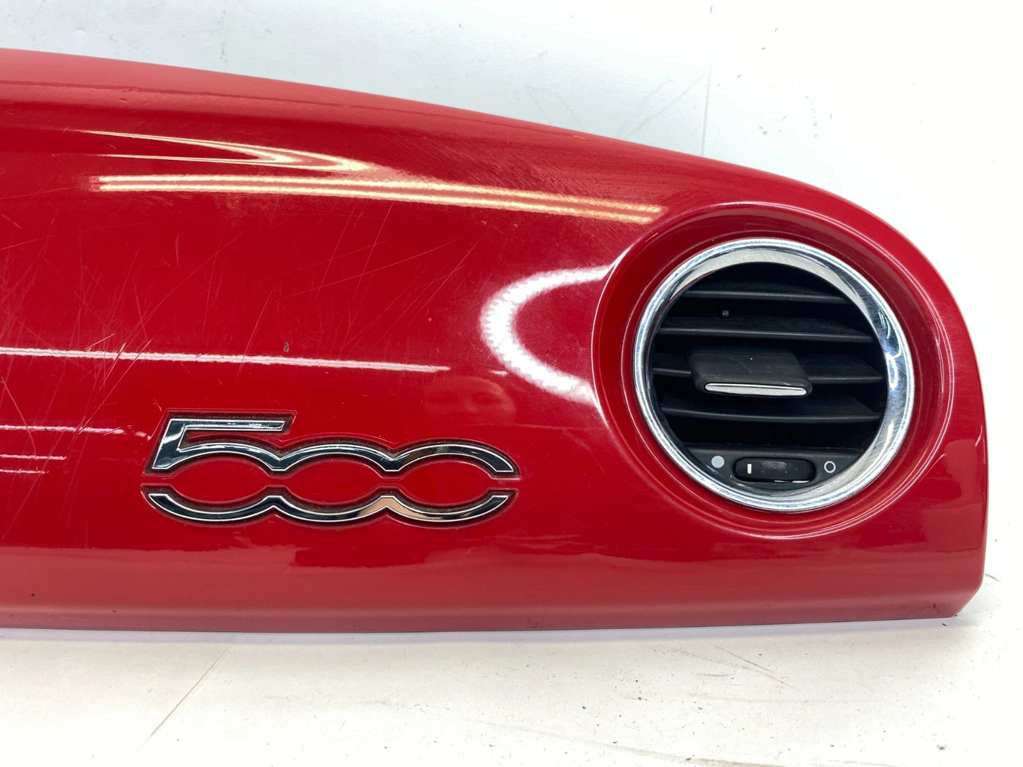 2012-2015 Fiat 500 Dash Trim Bezel Panel With Air Vent & Switches 1SC361R1AC OEM