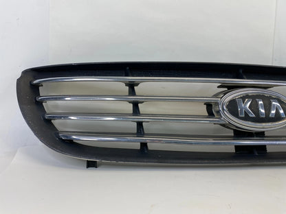 06 07 08 KIA OPTIMA FR BUMPER UPPER GRILL GRILLE CHROME W EMBLEM 86350-2G100 OEM
