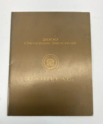 2000 00 CADILLAC DEVILLE OWNERS MANUAL GUIDE INFOMATION BOOK W/ CASE OEM