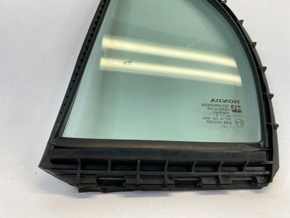06-11 HONDA CIVIC SDN REAR RIGHT DOOR WINDOW VENT GLASS W WEATHERSTRIP 73441-SNE