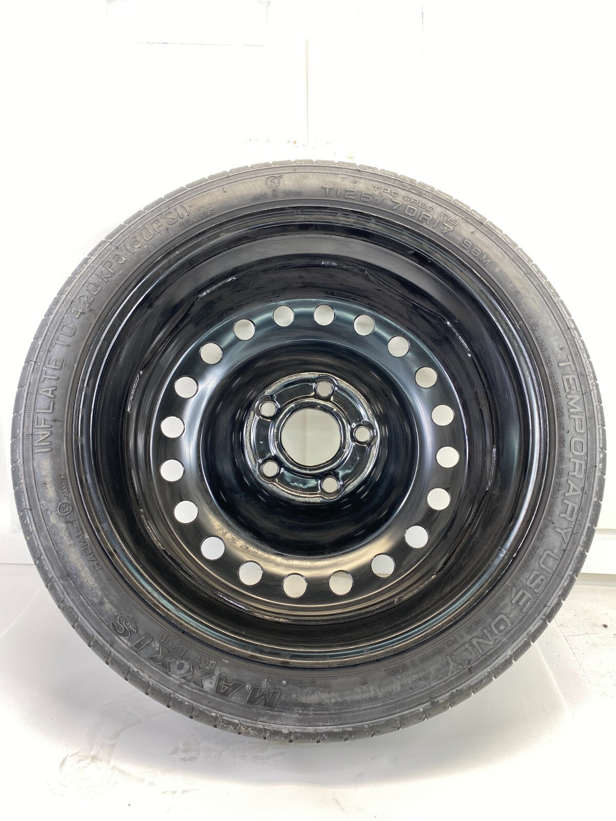 10-16 Buick LaCrosse Emergency Spare Tire Wheel Rim Compact Donut T125/70R17 98M