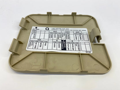 2006-2010 INFINITI M35 M45 KICK PANEL FUSE BOX LID COVER CAP TRIM OEM