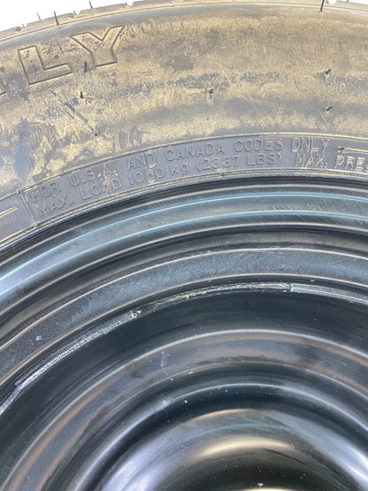 08-13 NISSAN ROGUE EMERGENCY SPARE TIRE COMPACT DONUT WHEEL RIM T155/90D16 OEM