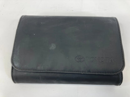 2010 TOYOTA CAMRY OWNERS MANUAL CONSUMER INFO WARRANTY BOOK W/ CASE OEM