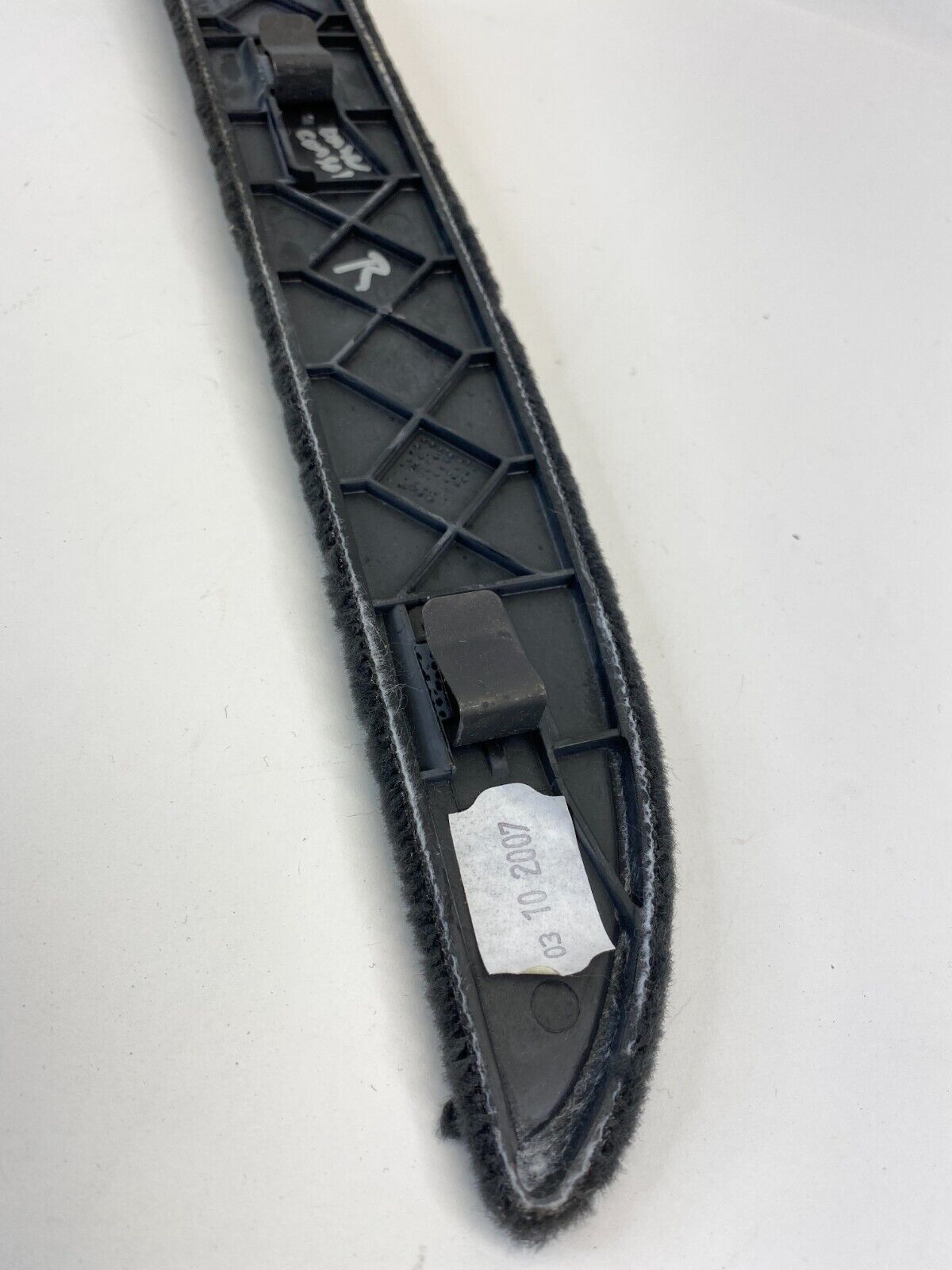 06-10 BMW 5-Series 550i Right Center Console Molding Carpet Trim 51167059952 OEM