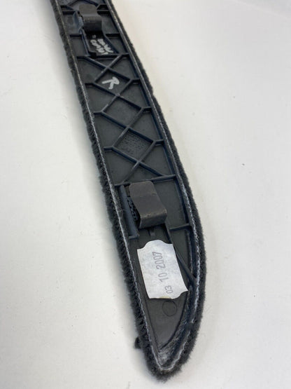 06-10 BMW 5-Series 550i Right Center Console Molding Carpet Trim 51167059952 OEM