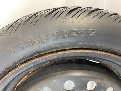 1986-1991 CADILLAC SEVILLE EMERGENCY SPARE TIRE RIM COMPACT DONUT T125/70D15
