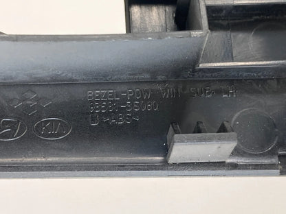 2011-2014 HYUNDAI SONATA REAR LEFT SIDE DOOR WINDOW SWITCH BEZEL 935813S060 OEM