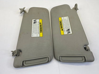 2010-2013 KIA FORTE FRONT LEFT RIGHT SUNVISOR SHADE MIRROR PAIR SET OEM FACTORY