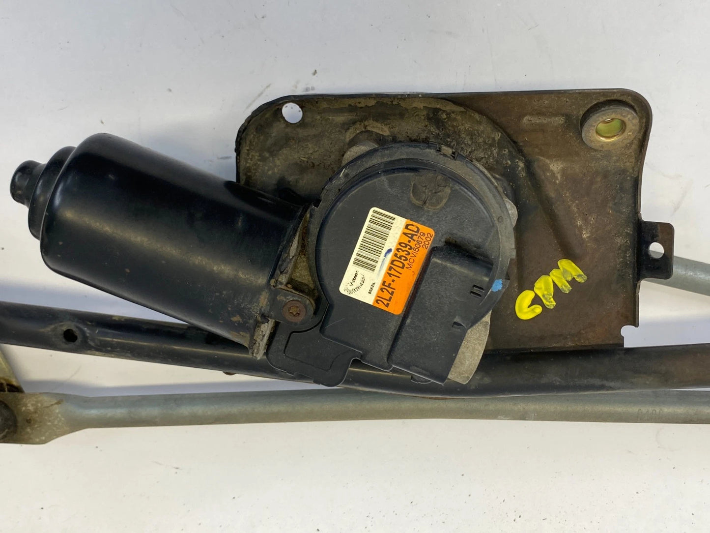 2002-2007 FORD EXPLORER FRONT WINDSHIELD WIPER MOTOR W/ LINKAGE ASSY OEM