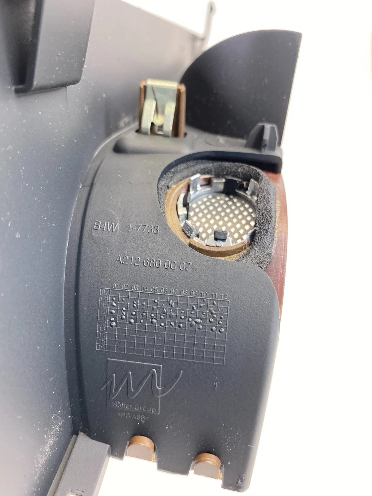 12-16 MERCEDES-BENZ E350 INSTRUMENT CLUSTER SPEEDOMETER BEZEL TRIM A2126800007