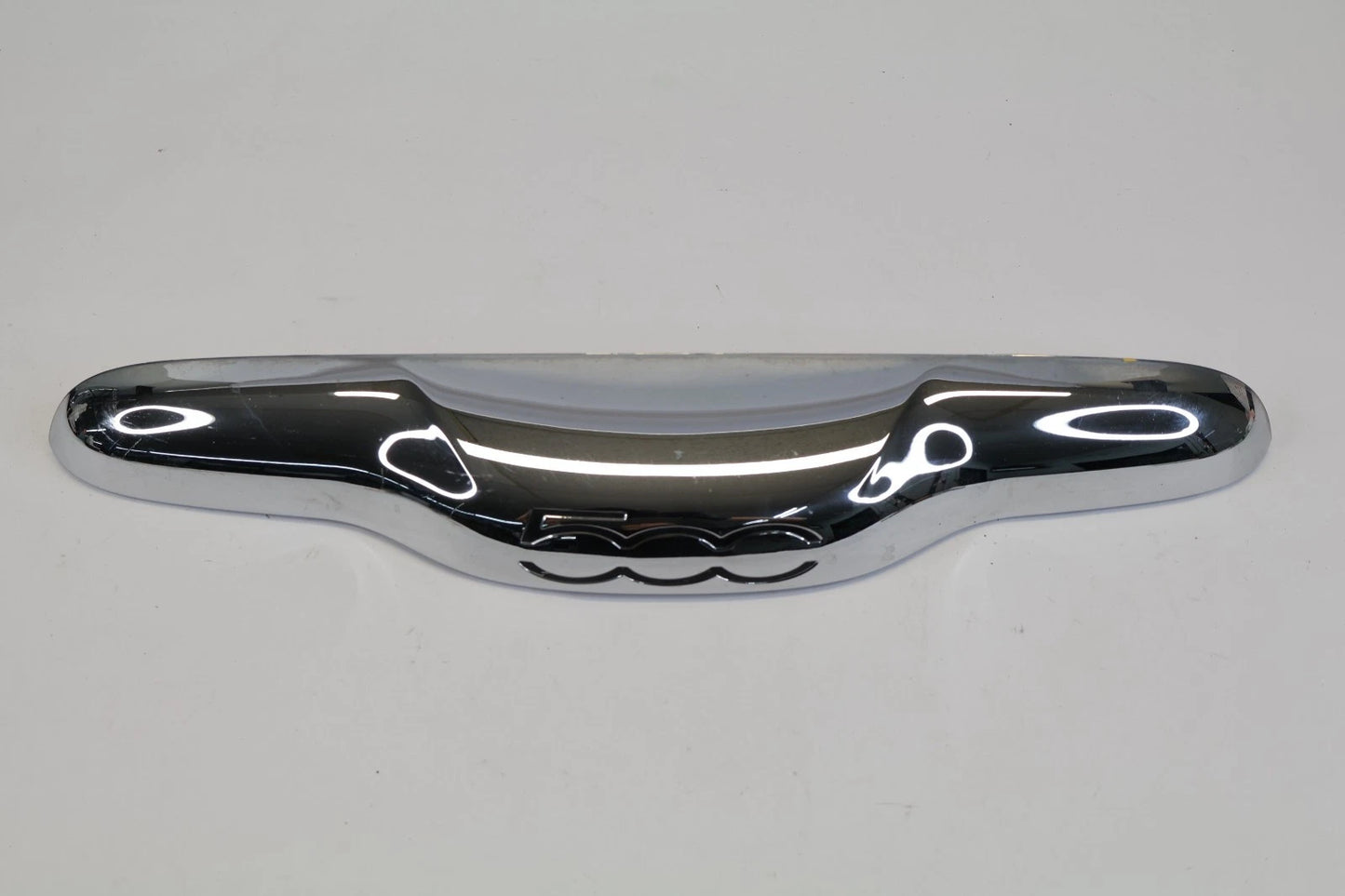2012-2017 FIAT 500 REAR TRUNK MOLDING TRIM CHROME HANDLE LICENSE LIGHT & LATCH