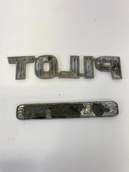 2003-2008 03-08 HONDA PILOT 4WD REAR TRUNK LID EMBLEM LOGO BADGE CHROME OEM