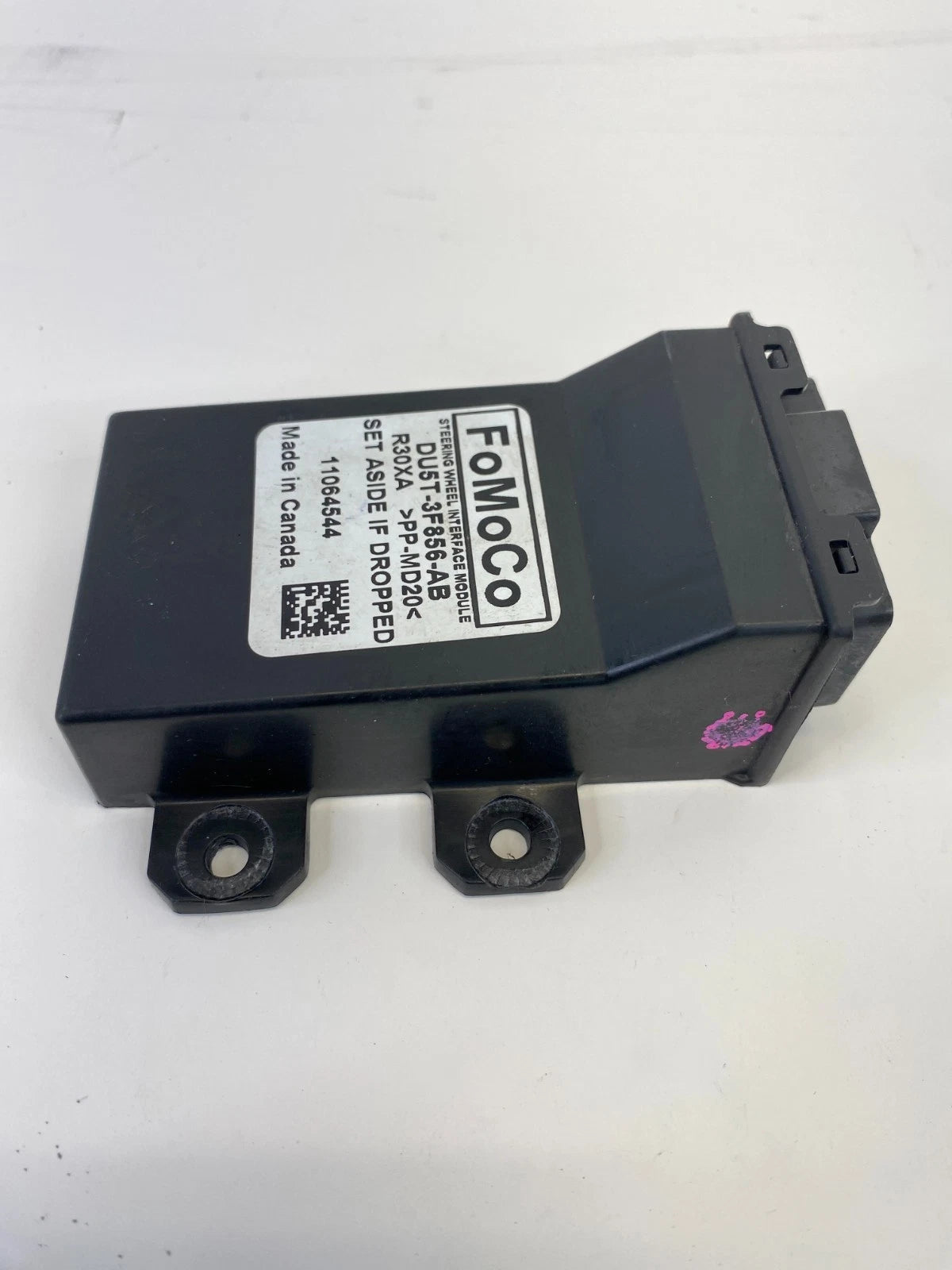 16-19 FORD INTERCEPTOR UTILITY HEATED STEERING WHEEL CONTROL MODULE DU5T3F856AB