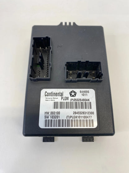 2011-2013 DODGE DURANGO TRUNK LIFTGATE CONTROL MODULE UNIT 05026480AK OEM