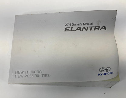 2016 16 HYUNDAI ELANTRA OWNER MANUAL GUIDE BOOK OEM