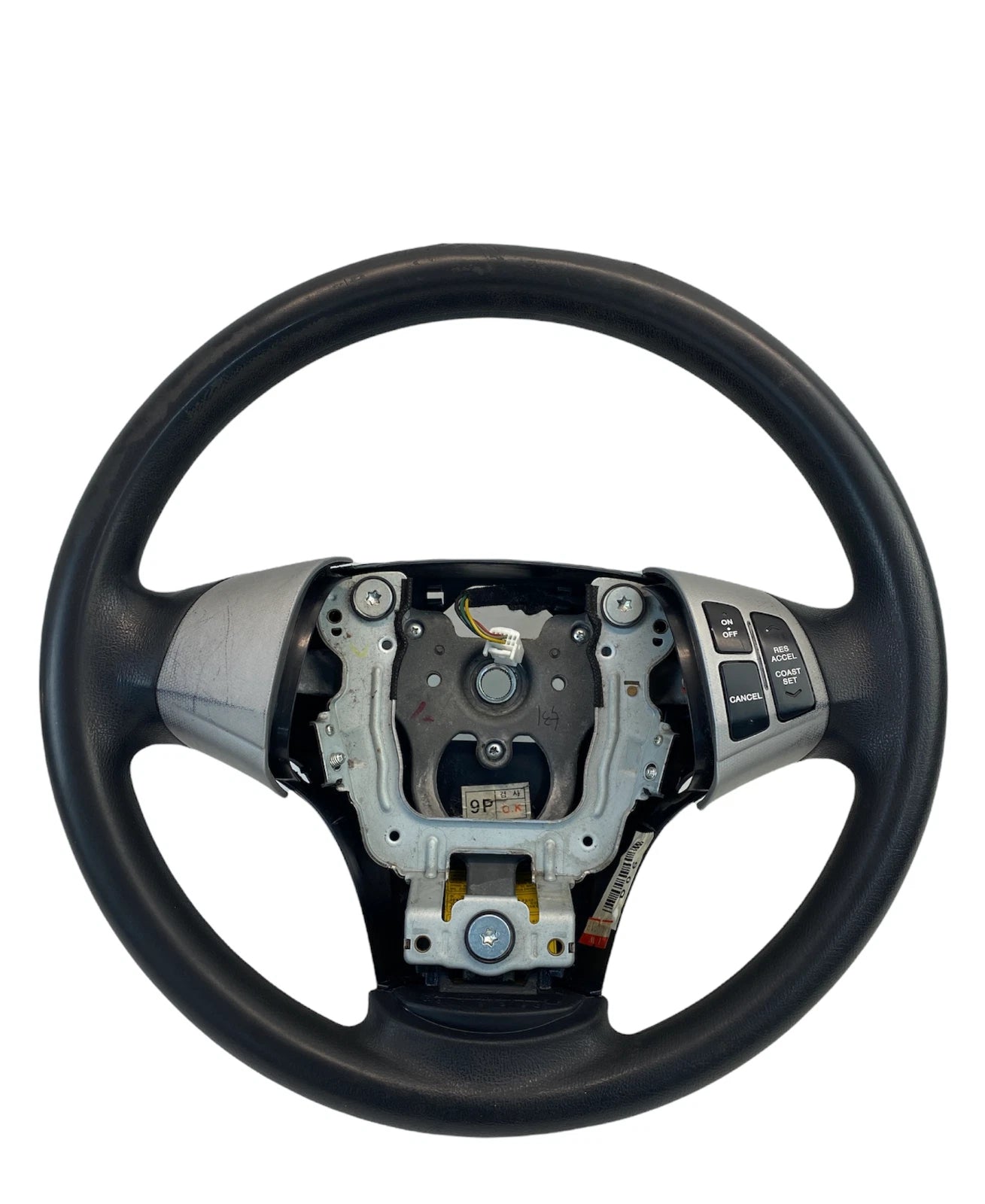 2006-2010 Hyundai Elantra Steering Wheel W/ Cruise Control Switch Black OEM