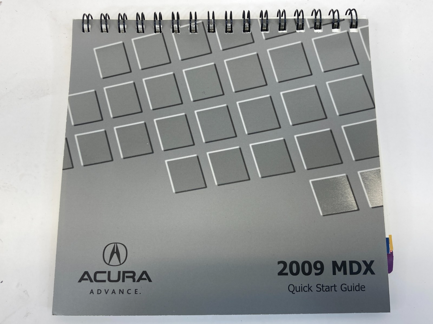 2009 Acura MDX Owners Manual Warranty Information Maintenance Guide Set w/ Case
