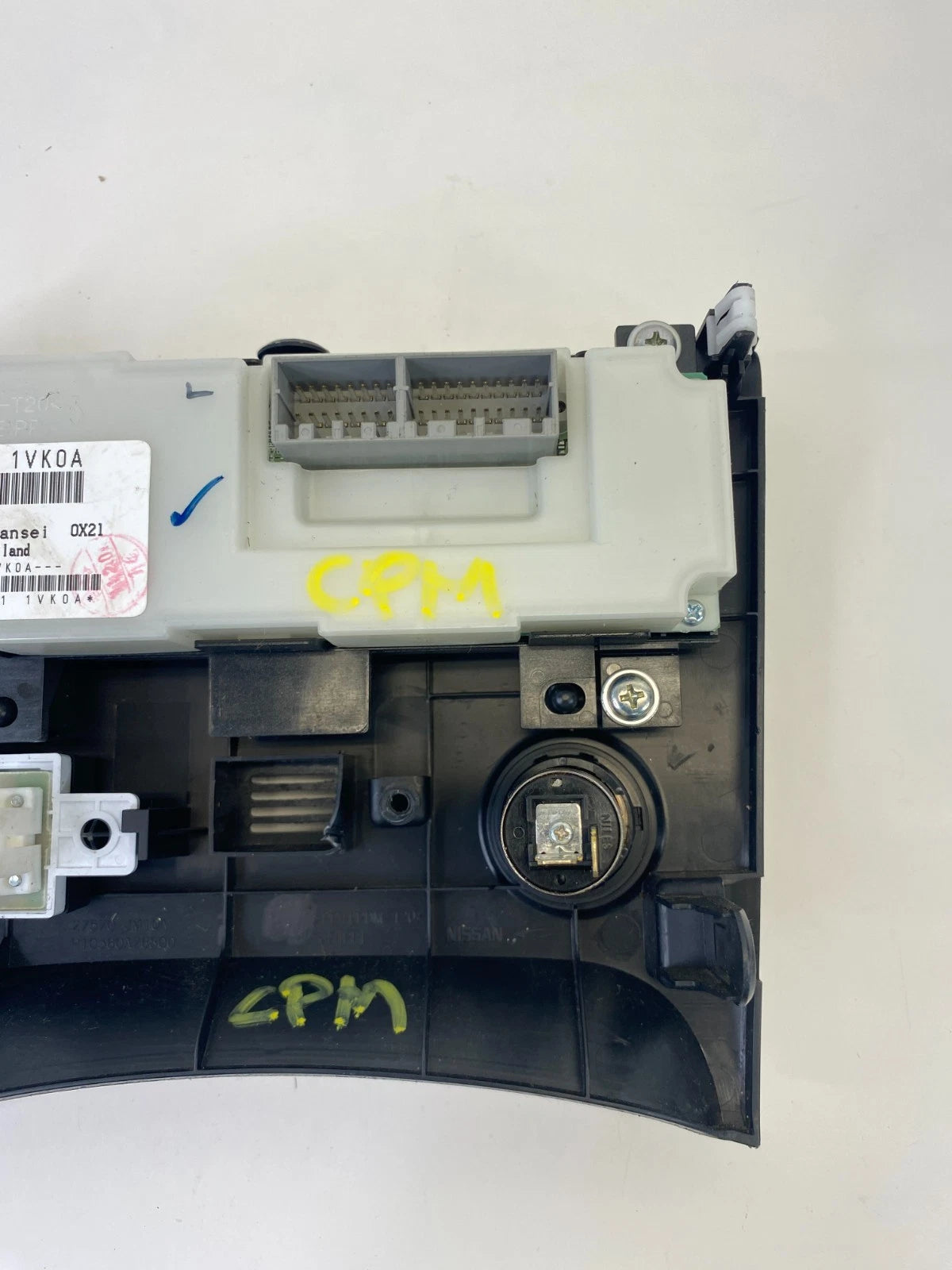 08-13 NISSAN ROGUE AC HVAC TEMPERATURE CLIMATE CONTROL SWITCH W BEZEL 275001VK0A