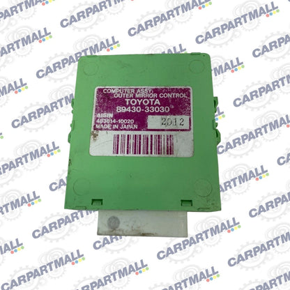2002 2003 LEXUS ES300 MEMORY MIRROR CONTROL MODULE UNIT OEM 89430-33030