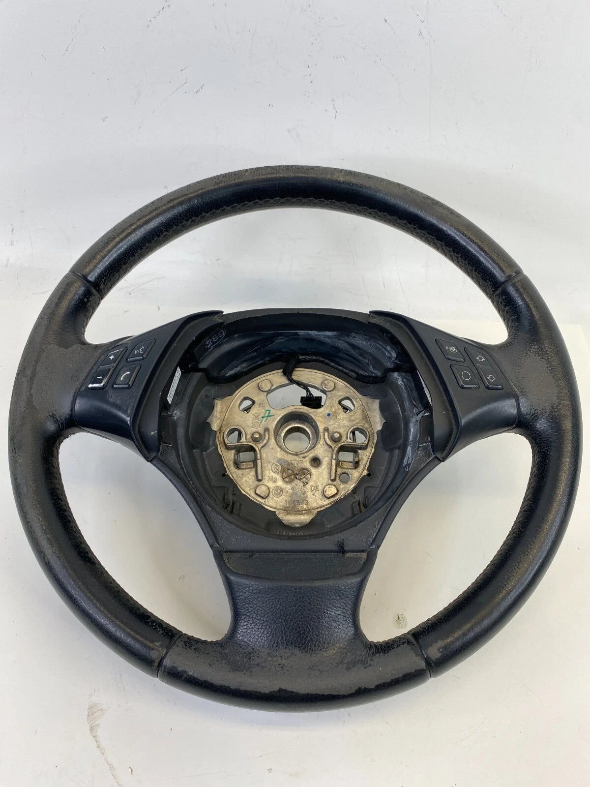 2006 BMW 330XI DRIVER STEERING WHEEL W/ MULTIFUNCTION SWITCH ASSEMBLY OEM