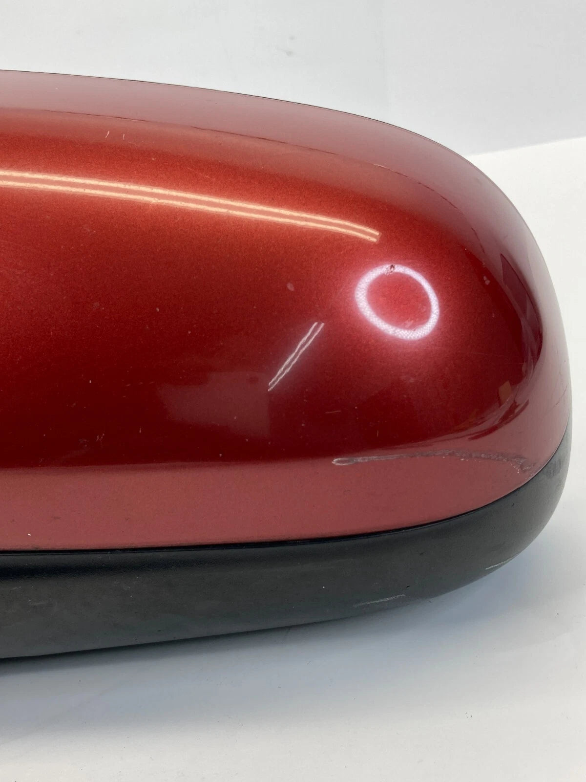2007-2011 CHEVROLET AVEO SEDAN LEFT DRIVER SIDE VIEW MANUAL DOOR MIRROR RED OEM