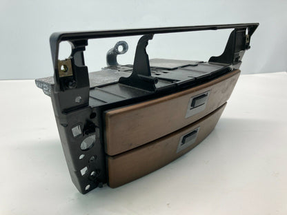 2002-2005 BMW 745i 745Li Dash Dual Storage Compartment Wood 5145-8261058-9 OEM